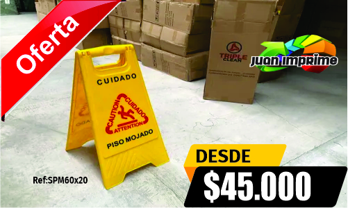 Juanimprime; Distribuccion de señalizacion plastica